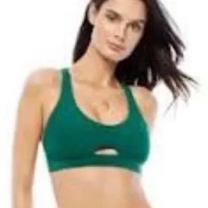 Everything But Water Collection X-Back Cutout Bralette Sz M